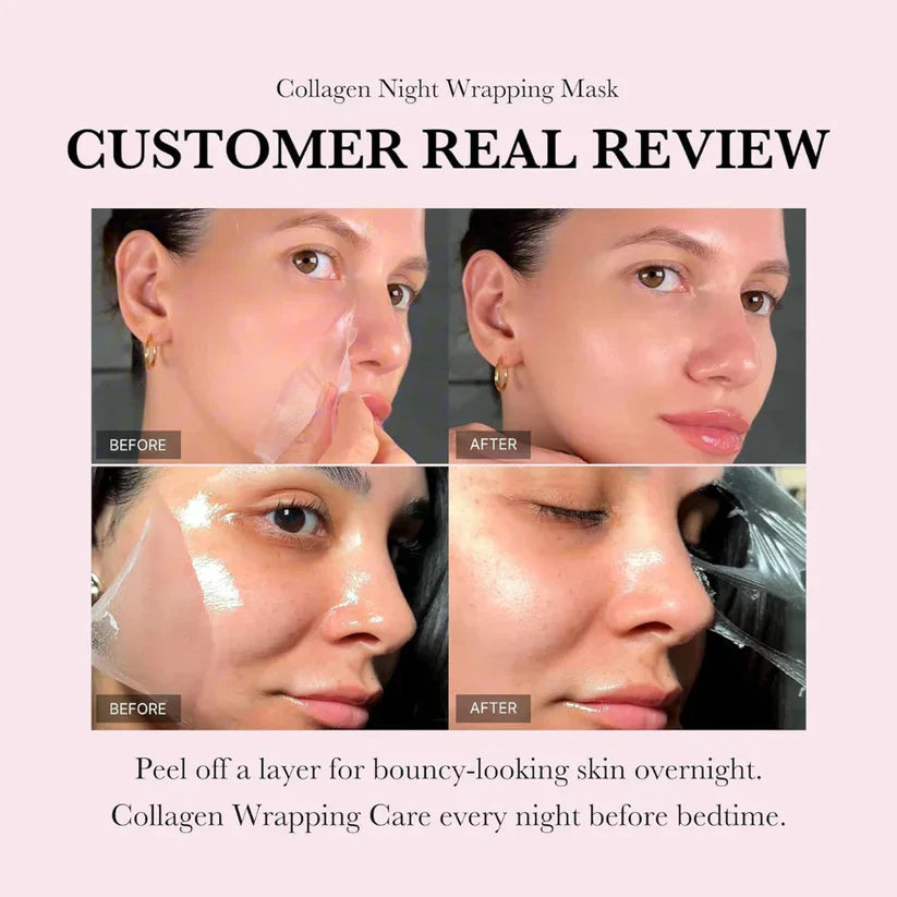 Collagen Night Wrapping Peel Off Mask Pack of 2 (Buy 1 Get 1 FREE) 💥✅