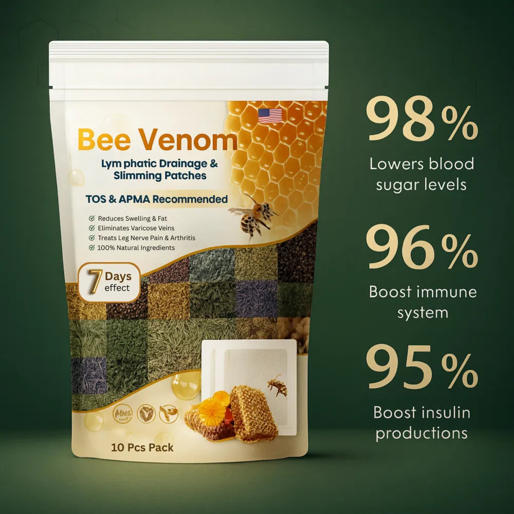 Bee Venom Foot Patches - Buy One Get One Free ⭐⭐⭐⭐4.9/5